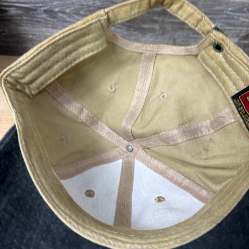 Vintage Matt Title Excavating Hat Cap Strap Back Gibsonburg Ohio Adjustable - Picture 10 of 11